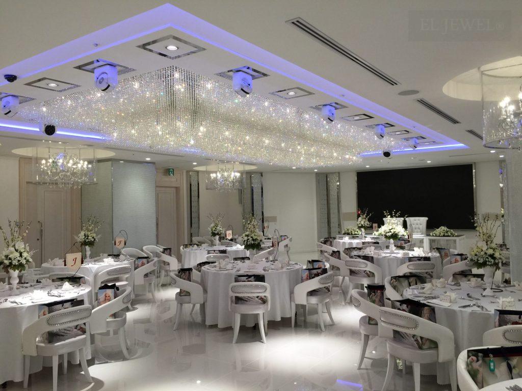 インテリア照明の納品実績 | 結婚式場の照明シャンデリアのトータルコーディネイトが可能です。｜V結婚式場銀座