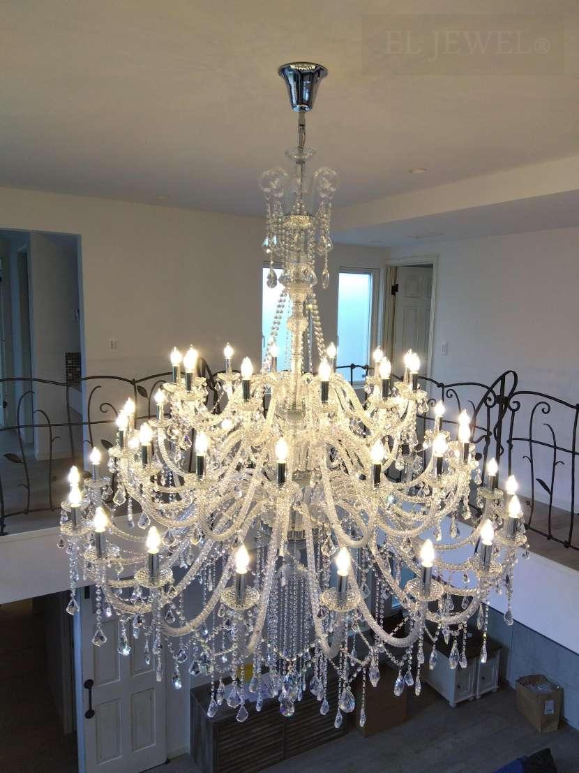 最新の海外インテリア照明の納品事例集 | 大型のクリスタルシャンデリアの取付費用はいくらですか?というご質問にお答えします。|目黒区N様 最新の海外インテリア照明の納品事例集 | 大型のクリスタルシャンデリアの取付費用はいくらですか?というご質問にお答えします。|目黒区N様