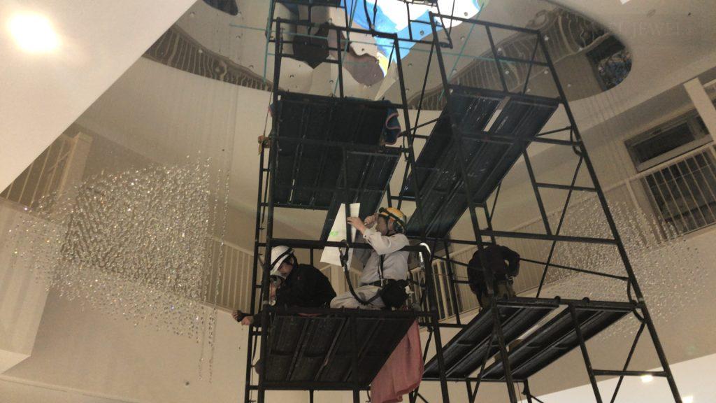 最新の海外インテリア照明の納品事例集 | 超大型のクリスタルシャンデリアは製作できますか?|広島医療法人様 最新の海外インテリア照明の納品事例集 | 超大型のクリスタルシャンデリアは製作できますか?|広島医療法人様